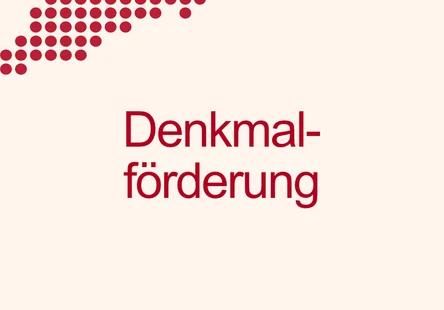 Denkmalförderung