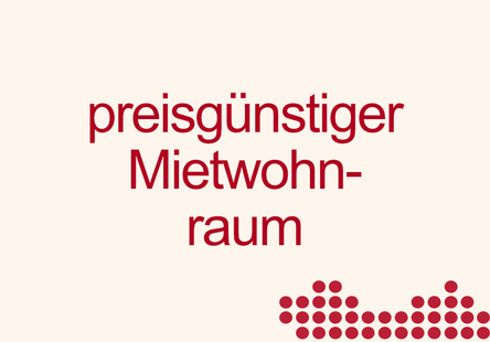 preisgünstiger Mietwohnraum